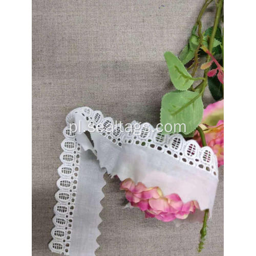 Najnowszy Swiss Hot Selling Cotton Chemical Lace Trim